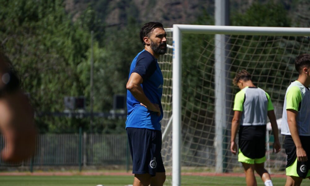 Sarabia en un entrenament / FC ANDORRA