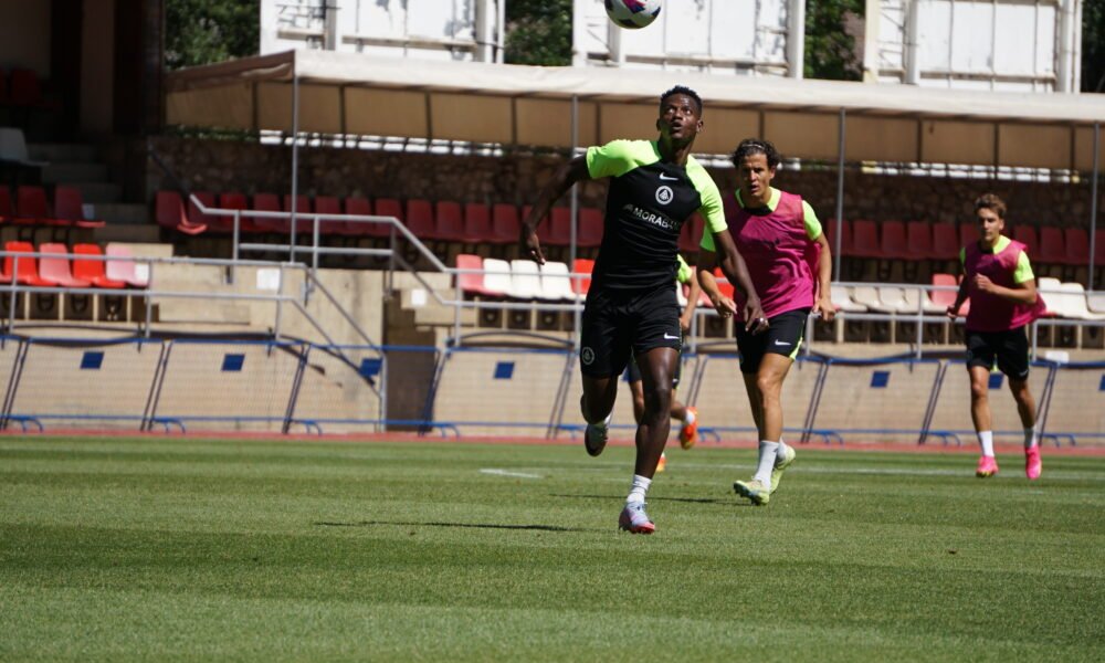 Arroyo en un entrenament