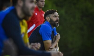 Eder Sarabia durant el partit a Osca / FC ANDORRA