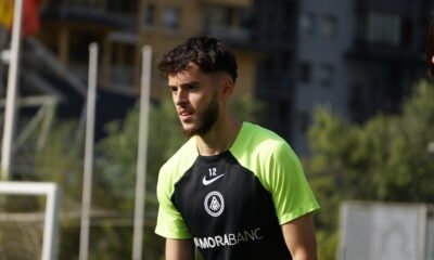 Shabani en un entrenament de l'FC Andorra / FC ANDORRA