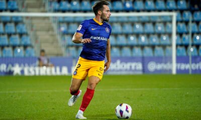 Migue Leal en el partit davant el Real Oviedo / FCA