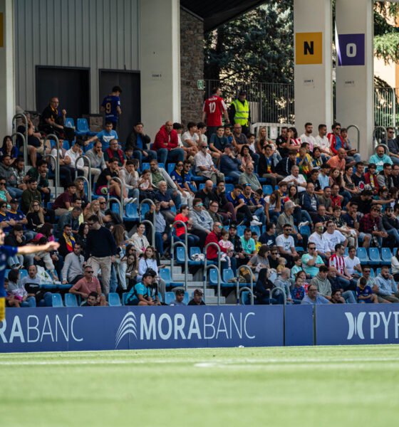 L'estadi Nacional en un dels darrers partits de l'FC Andorra / FCA