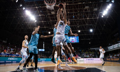 Un moment del partit entre el Morabanc Andorra i el Río Breogán / BCA