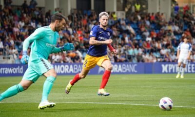 Un instant del partit entre l'Andorra i el Tenerife / FCA