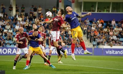 Un instant del partit entre l'FC Andorra i el Real Zaragoza / FCA