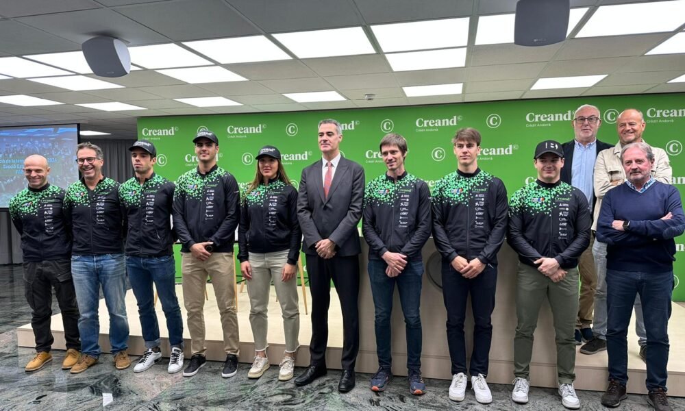 Presentació de l'equip nacional alpí ahir a Creand / CREAND