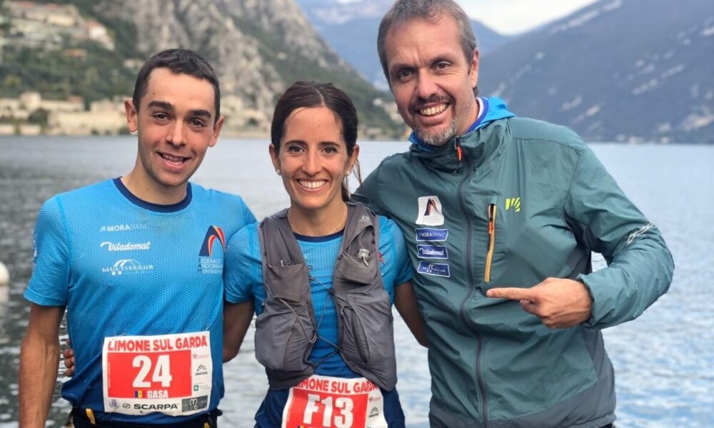 Ari Fénes i Marc Gasa després de la Limoneextrem Skyrace / FAM