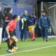 Vilà en el partit davant el Llevant quan va ser substituït / FC ANDORRA