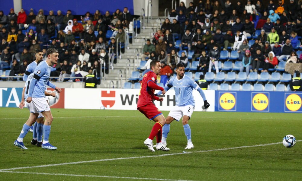 Un instant del partit entre Andorra i Israel / FAE