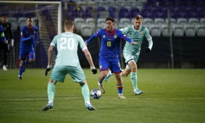 Un moment del duel entre Bielorússia i Andorra / FAF