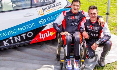 Albert Llovera i Claudi Ribeiro preparant el Ral·li de La Nucia / FotoEsport