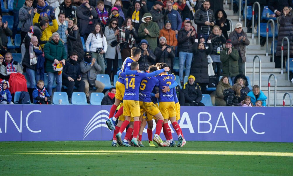 Iván Gil en el moment del gol davant l'RCD Espanyol / FCA