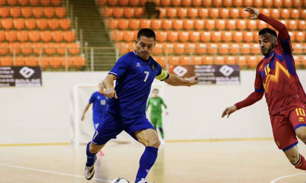 Un moment del partit entre Moldàvia i Andorra / FMF