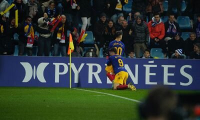 Iván Gil en el moment del gol davant l'RCD Espanyol / FCA