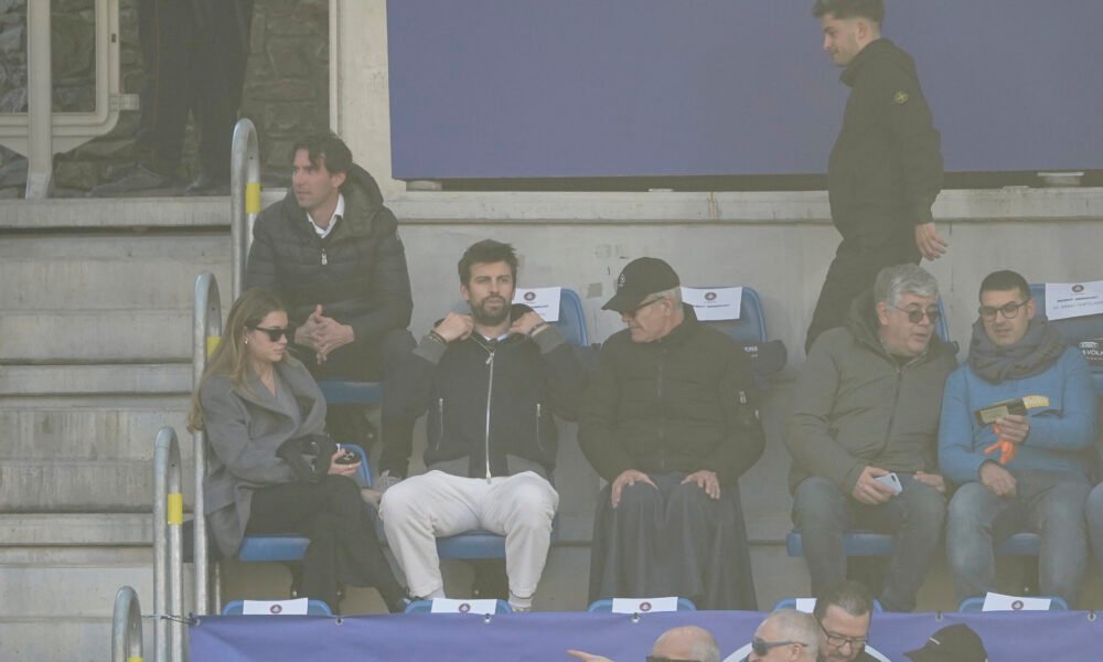 Gerard Piqué a l'estadi Nacional el dia de l'Espanyol / FCA