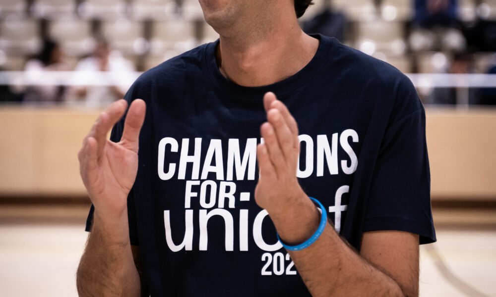 Un moment del partit de "Champions for Unicef" / BCA / Dani Catalán