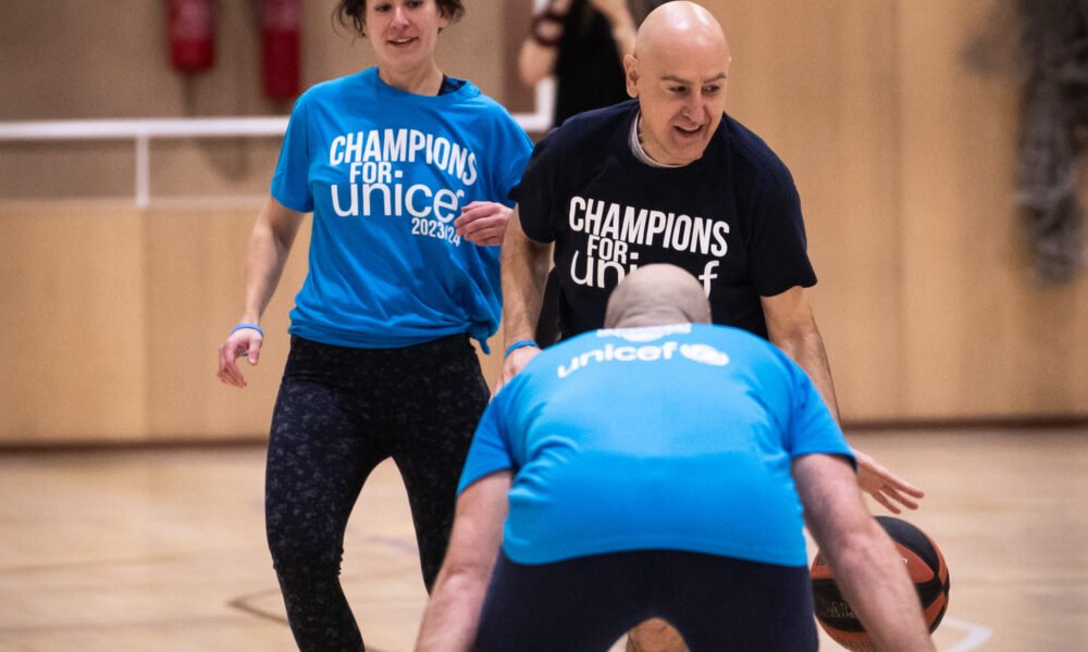 Un moment del partit de "Champions for Unicef" / BCA / Dani Catalán