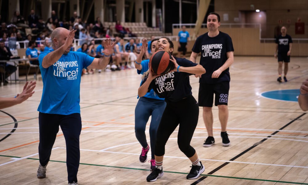 Un moment del partit de "Champions for Unicef" / BCA / Dani Catalán