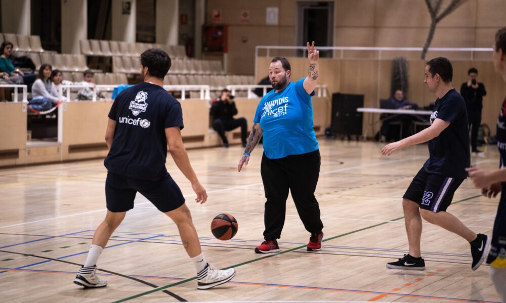 Un moment del partit de "Champions for Unicef" / BCA / Dani Catalán