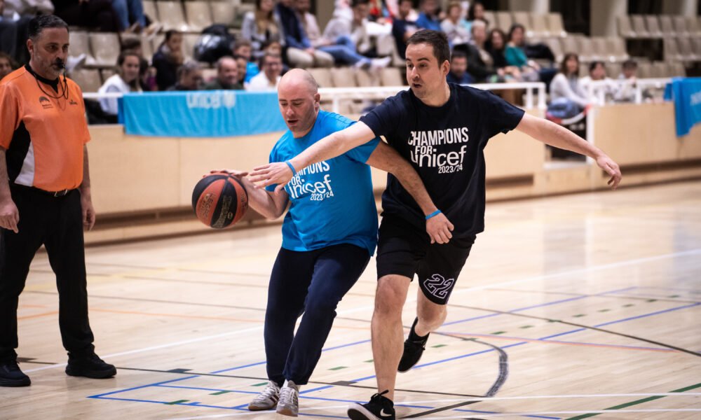 Un moment del partit de "Champions for Unicef" / BCA / Dani Catalán