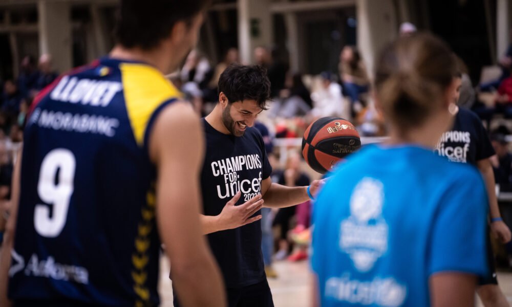 Un moment del partit de "Champions for Unicef" / BCA / Dani Catalán