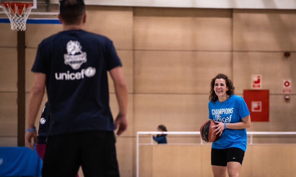 Un moment del partit de "Champions for Unicef" / BCA / Dani Catalán