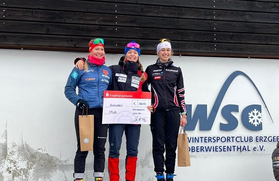 Gina del Rio, campiona dels 20km mass start FESA Alpen Cup Oberwiesenthal