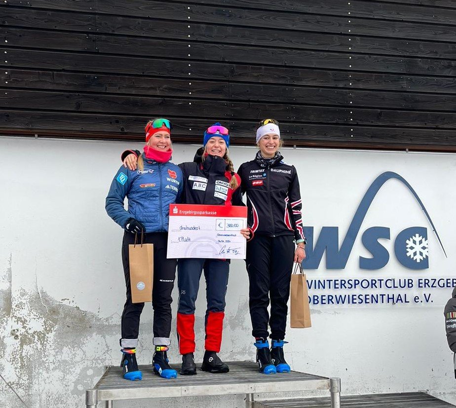 Gina del Rio, campiona dels 20km mass start FESA Alpen Cup Oberwiesenthal