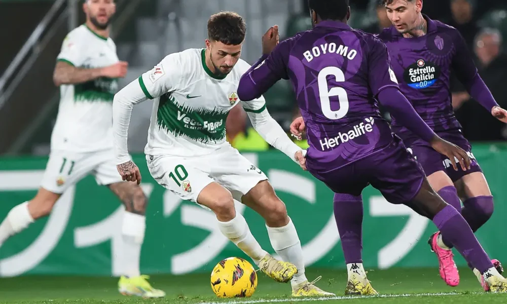 Manu Nieto en un partit ammb l'Elx / FOTO: Elche CF