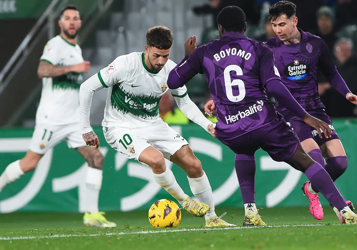 Manu Nieto en un partit ammb l'Elx / FOTO: Elche CF