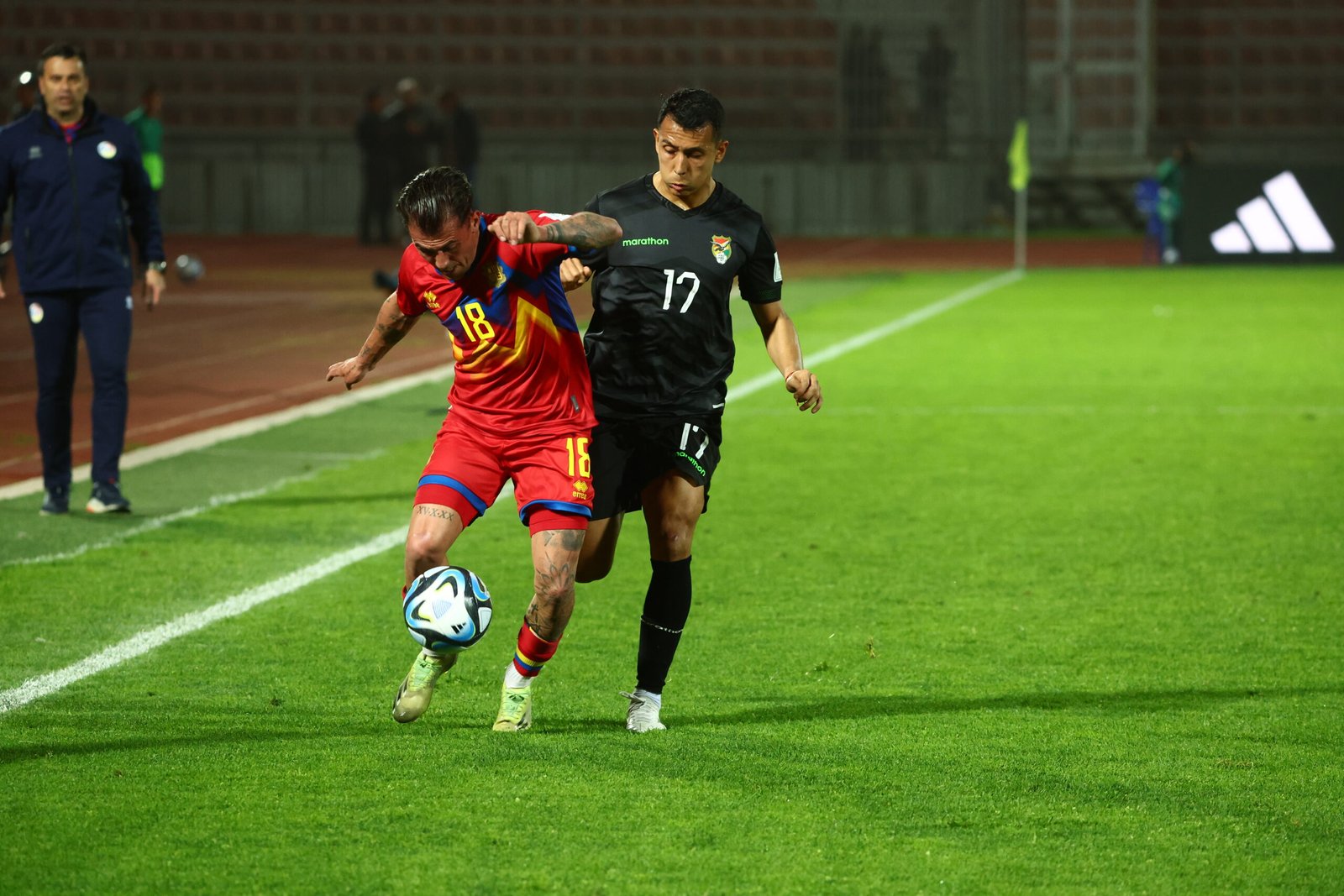 Un moment del partit entre Andorra i Bolívia / FAF