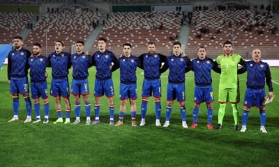 La selecció cantant l'himne en el partit davant Sud-àfrica / FOTO: Fifa.com