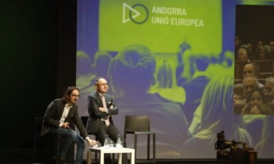La sala de congressos d'Andorra la Vella en el dia de presentació del text de l'acord d'associació / SFGA