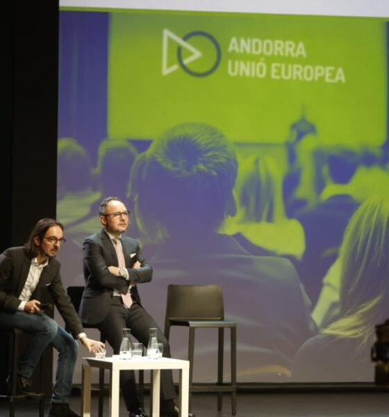 La sala de congressos d'Andorra la Vella en el dia de presentació del text de l'acord d'associació / SFGA