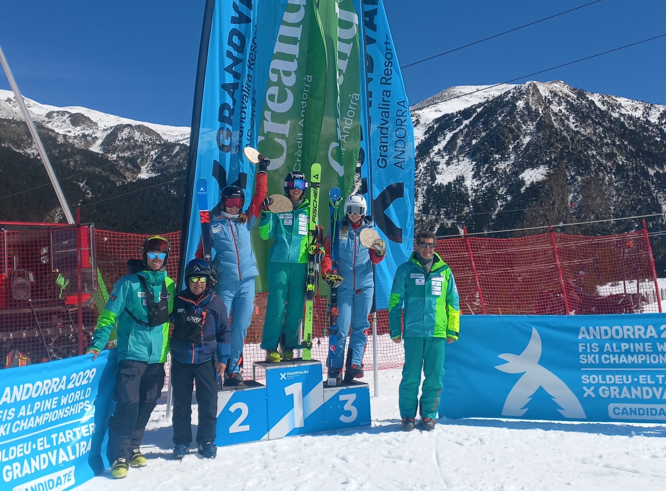 Carla Mijares, guanyadora del GS del NC d'Adnorra FOTO FAE