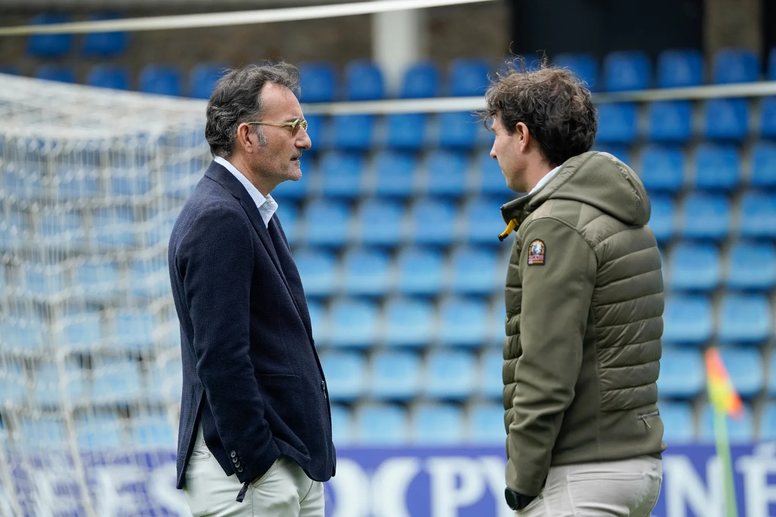 Ferran Vilaseca i Jaume Nogués abans d'un partit aquesta temporada / FCA